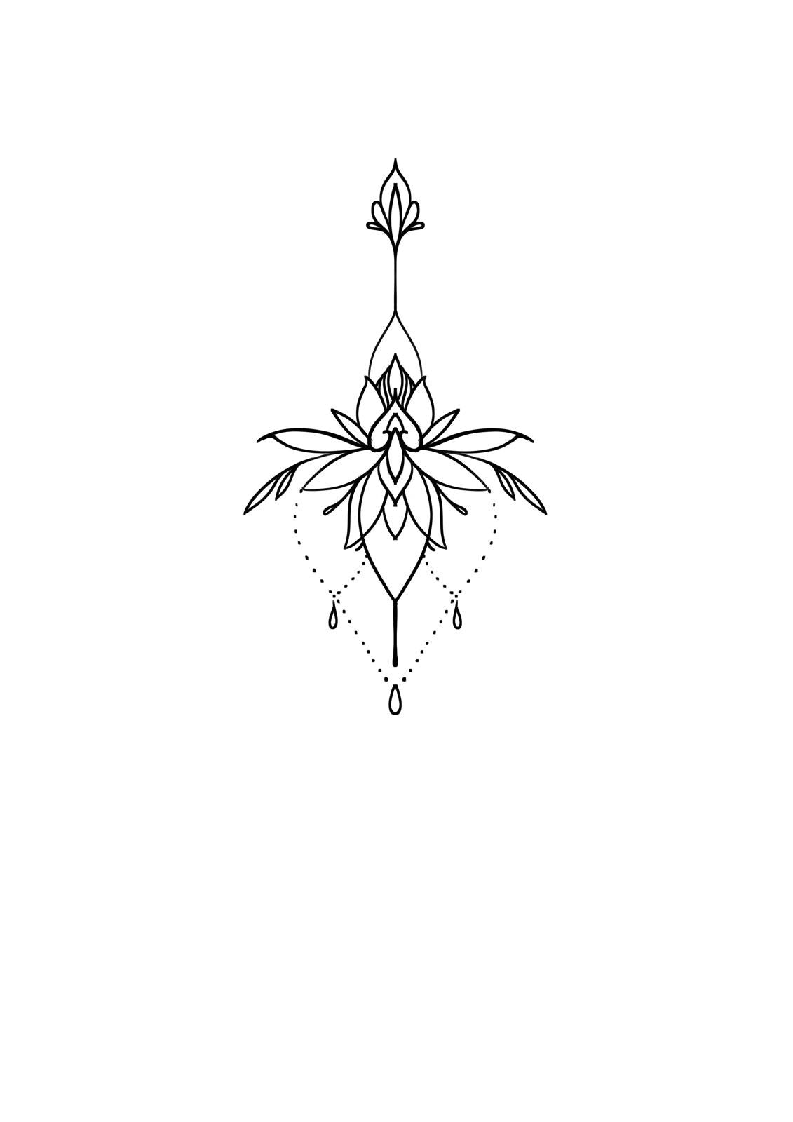 Custom Flash #007 | Sternum Series (5x5" and up)